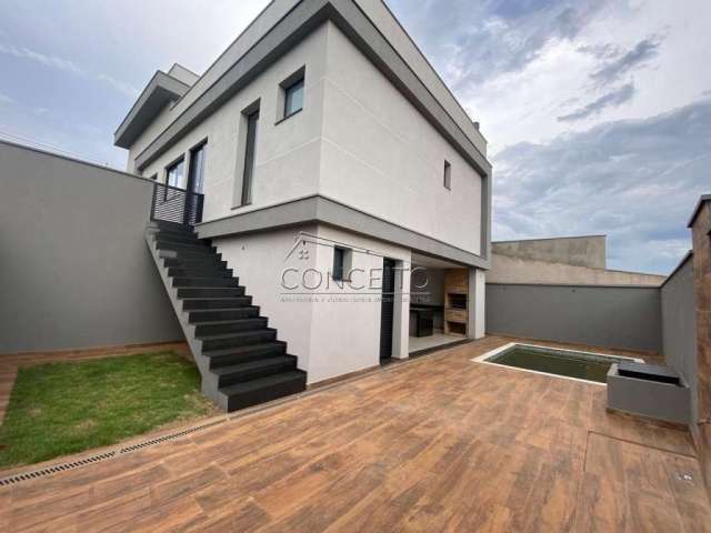 Casa semi térrea à venda no Condomínio Residencial Villa D'Áquila com 185m² | 3 dormitórios sendo 1 suíte e 4 vagas de garagem