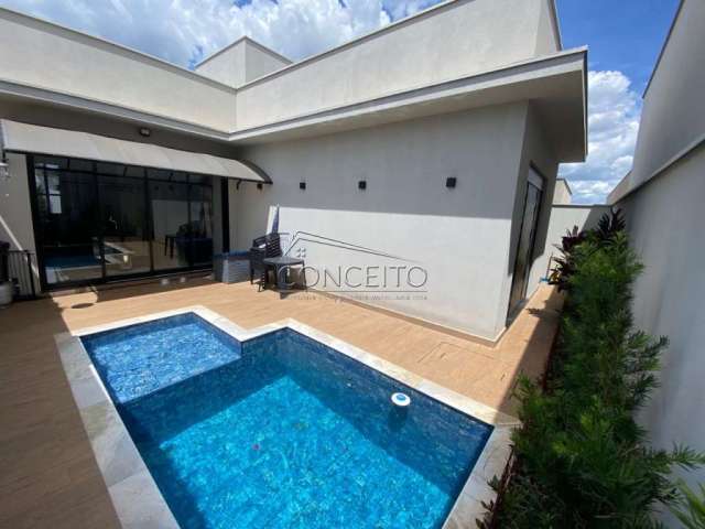 Casa térrea à venda no Condomínio Soleil Piracicaba com 172m² | 3 dormitórios sendo 1 suíte com closet e 4 vagas de garagem.