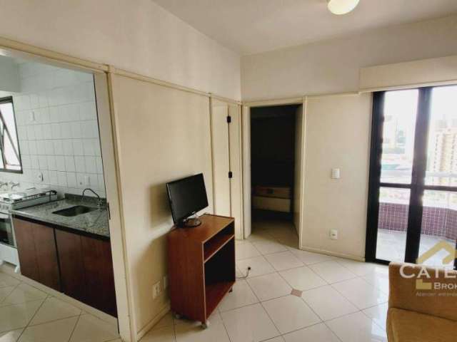 Apartamento com 1 dormitório para locação, mobiliado,  Anhangabaú - Jundiaí/SP