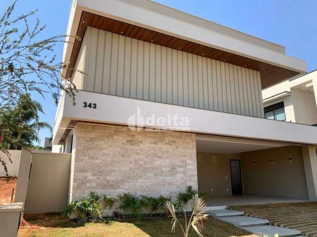 Casa em condomínio à venda, 4 quartos, 4 suítes, 4 vagas, Jardim Sul - Uberlândia/MG