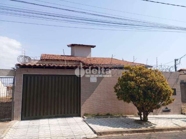 Casa para aluguel, 3 quartos, 1 suíte, 2 vagas, Santa Rosa - Uberlândia/MG