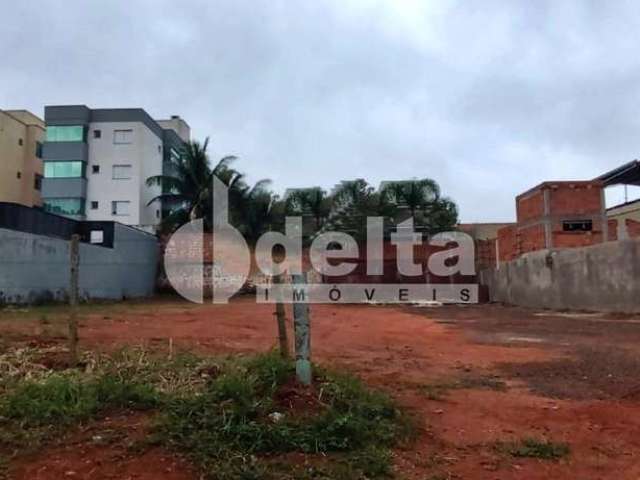 Terreno disponível para venda no bairro Santa Mônica em Uberlândia-MG