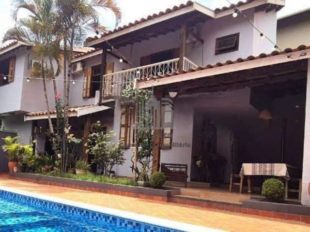 Casa para venda em condomínio de Sousas, Campinas, com piscina, gourmet e jardim