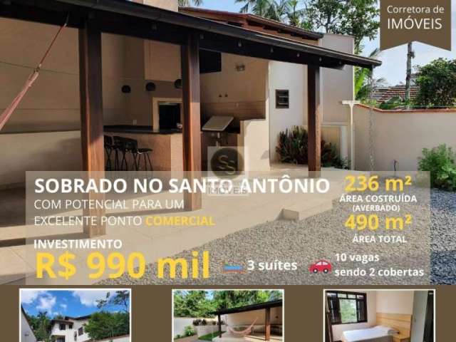 Casa à venda no bairro Santo Antônio - Joinville/SC