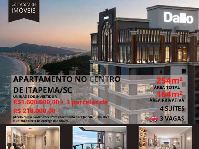 Apartamento com 4 quartos à venda na Avenida Nereu Ramos, 524, Centro, Itapema, 164 m2 por R$ 2.230.000