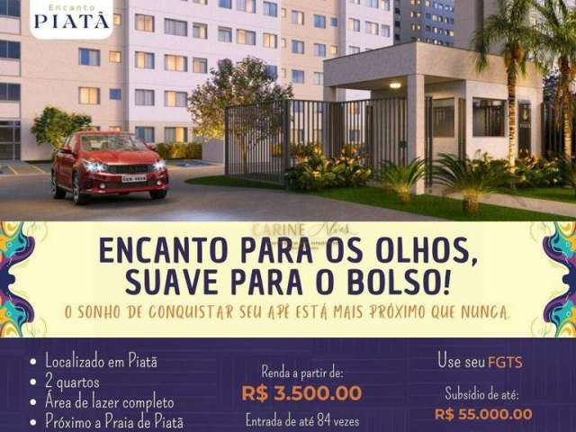 Apartamento com 2 dormitórios à venda, 38 m² por R$ 249.900,00 - Piatã - Salvador/BA