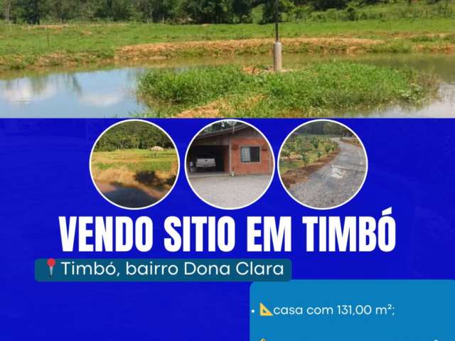 Vendo sitio em timbo