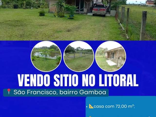 Vendo sitio no litoral