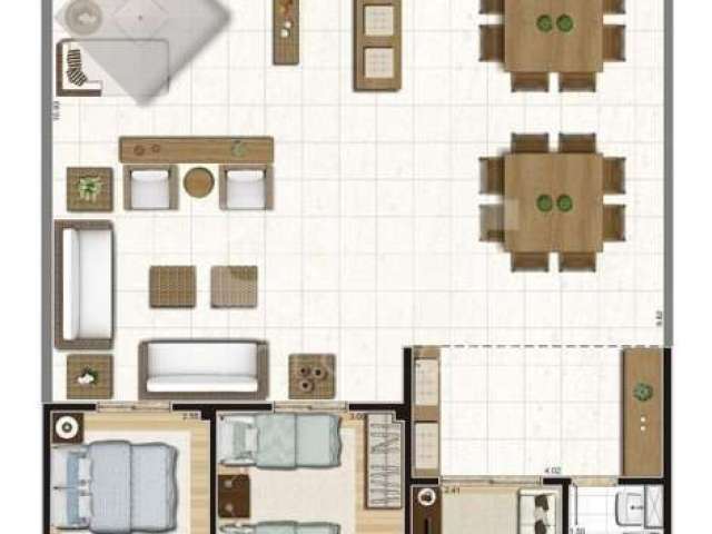 Apartamento com 3 quartos à venda na Rua Lotário Novaes, 244, Taquaral, Campinas, 73 m2 por R$ 39.000