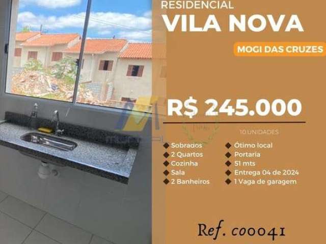 Casa com 2 quartos à venda no Cézar de Souza, Mogi das Cruzes , 51 m2 por R$ 245.000