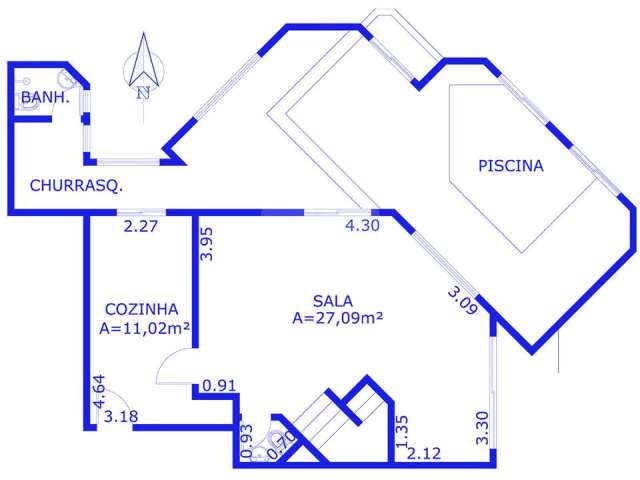 Apartamento com 3 quartos à venda na Rua Flórida, 76, Cidade Monções, São Paulo, 100 m2 por R$ 1.200.000