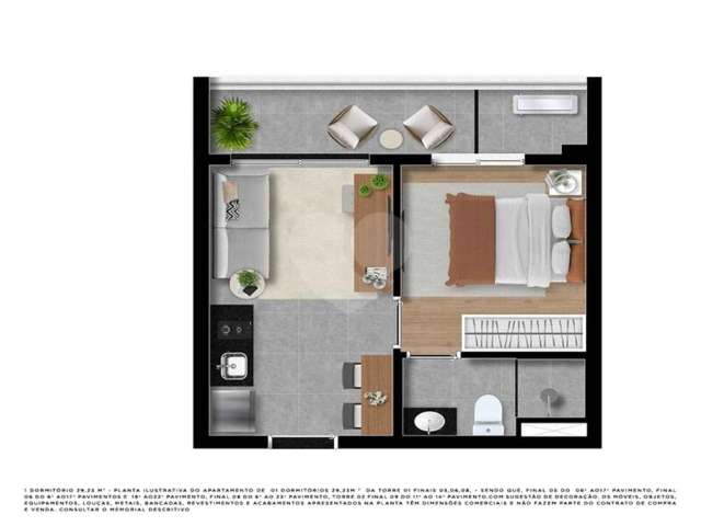 Apartamento com 1 quarto à venda na Avenida General Olímpio da Silveira, 309, Santa Cecília, São Paulo, 30 m2 por R$ 382.070