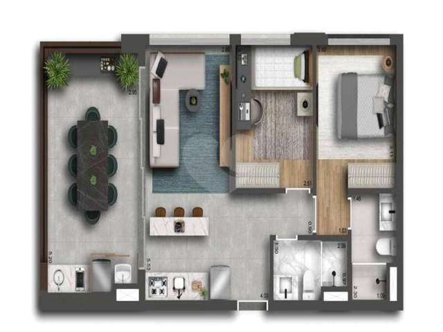 Apartamento com 2 quartos à venda na Rua Correia Dias, 93, Paraíso, São Paulo, 69 m2 por R$ 1.450.000