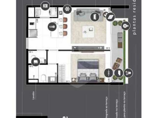 Apartamento com 1 quarto à venda na Rua Bento Frias, 155, Pinheiros, São Paulo, 57 m2 por R$ 945.000