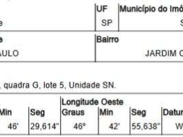 Oportunidade Única em SAO PAULO - SP | Tipo: Terreno | Negociação: Venda Direta Online  | Situação: Imóvel