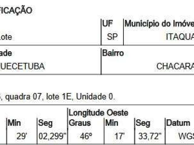 Oportunidade Única em ITAQUAQUECETUBA - SP | Tipo: Terreno | Negociação: Venda Direta Online  | Situação: Imóvel