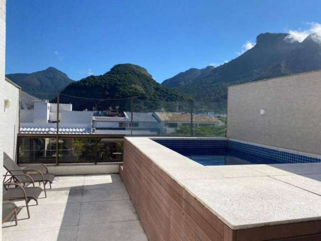 Apartamento Cobertura na Barra da Tijuca, 4 Quartos, 3 Suítes, 280 m² Jardim Oceânico