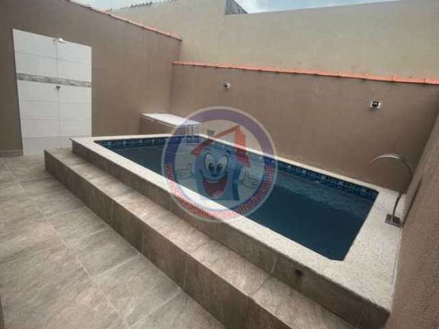 Casa com 3 quartos à venda na Avenida São Paulo, 2.381, Balneário Itaguaí, Mongaguá, 83 m2 por R$ 355.000