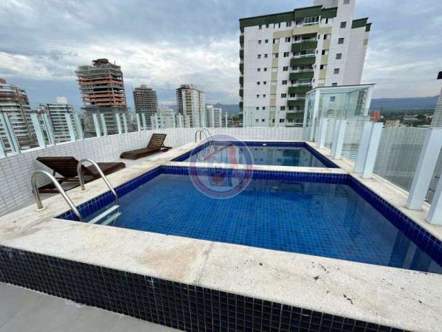 Apartamento com 1 quarto à venda na Avenida São Paulo, 2.381, Guilhermina, Praia Grande, 53 m2 por R$ 320.000