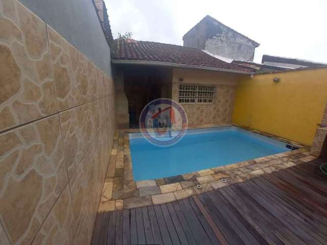 Casa com 2 quartos à venda na Avenida São Paulo, 2.381, Balneário Itaguaí, Mongaguá, 80 m2 por R$ 350.000