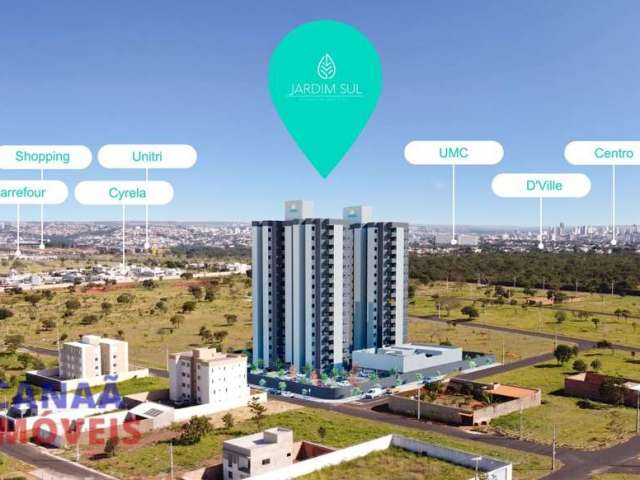 Jardim Sul Residencial Opção - Jardim Sul apartamento Opção construtora c/2 quartos 1 suíte, sacada, elevador  c/ entrada parcelada