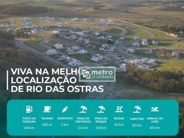 Terreno à venda, 541 m² por R$ 190.000,00 - Extensão do Bosque - Rio das Ostras/RJ