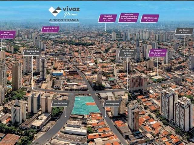 Vivaz Prime Alto do Ipiranga 2 dorm. com opção de varanda