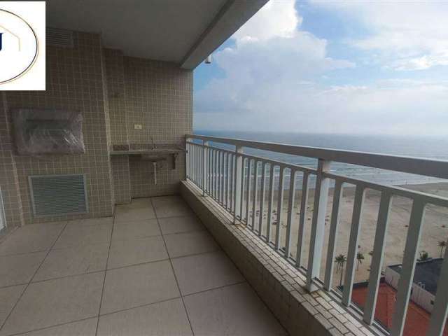 Apartamento amplo frente mar, vista mar, na aviacao