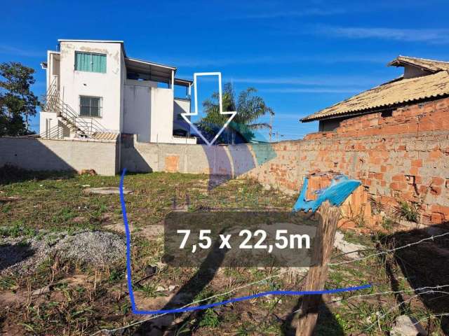 COD 1384 - Terreno 168m² à venda  no Guriri - Cabo Frio