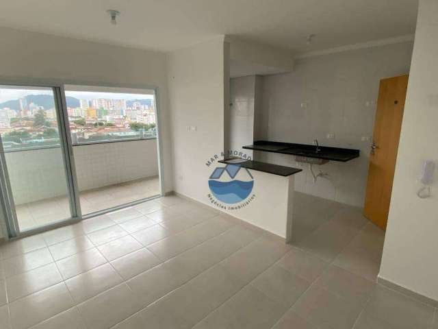 Apartamento com 2 dormitórios à venda, 65 m² por R$ 560.000 - Macuco - Santos/SP