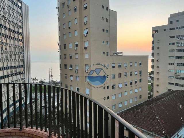 Apartamento com 1 dormitório, 40 m² - venda por R$ 430.000,00 ou aluguel por R$ 2.400,01/mês - Ponta da Praia - Santos/SP