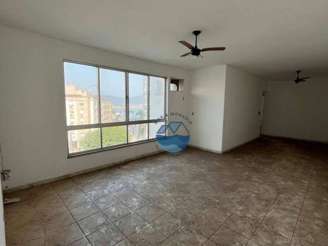 Vendo apartamento – ponta da praia -   200m²– 2 dormitórios  + 1 suíte - 1 vaga – sala 3 ambientes