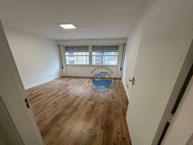 Apartamento com 1 dormitório à venda, 55 m² por R$ 357.000,00 - José Menino - Santos/SP