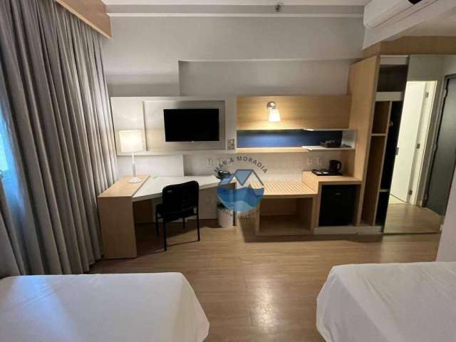 Flat com 1 dormitório à venda, 24 m² por R$ 336.270,00 - José Menino - Santos/SP