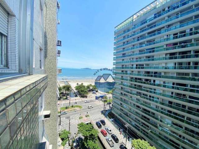 Belíssimo apartamento na quadra da praia – santos – 1 dormitório – 50m² - r$ 450.000,00