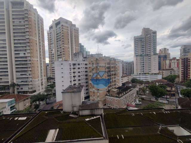 Apartamento com 2 dormitórios à venda, 109 m² por R$ 1.500.000,00 - Gonzaga - Santos/SP