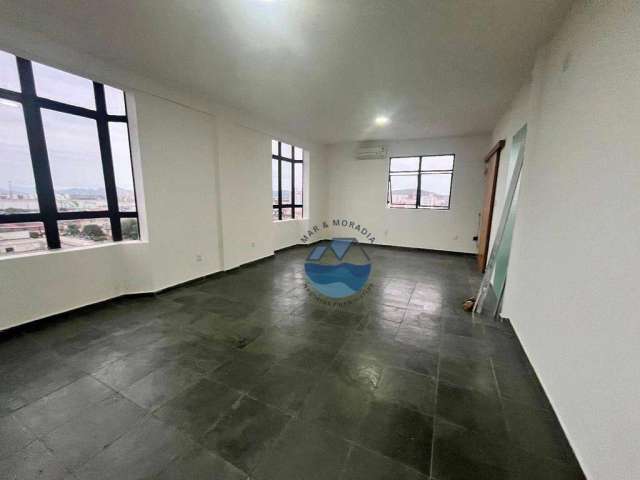 Sala para alugar, 100 m² por R$ 3.500,01/mês - Aparecida - Santos/SP