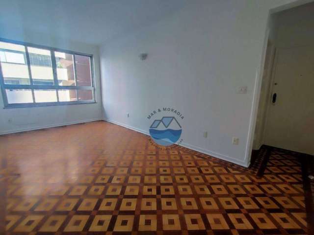 Apartamento para alugar, 117 m² por R$ 3.696,94/mês - Boqueirão - Santos/SP