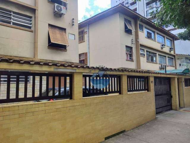 Apartamento com 2 dormitórios para alugar, 55 m² por R$ 2.200,02/mês - Boqueirão - Santos/SP