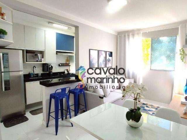 Apartamento com 2 dormitórios à venda, 46 m² por R$ 225.000,00 - Ribeirânia - Ribeirão Preto/SP