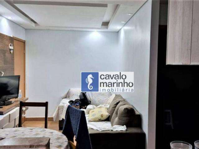 Apartamento com 2 dormitórios à venda, 44 m² por R$ 195.000,00 - Residencial Greenville - Ribeirão Preto/SP