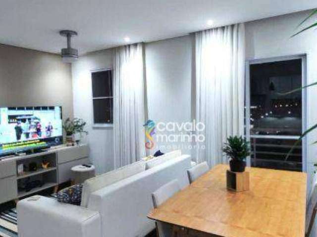 Apartamento com 2 dormitórios à venda, 57 m² por R$ 324.000,00 - Planalto Verde - Ribeirão Preto/SP