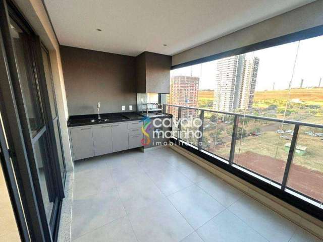 Apartamento com 2 dormitórios para alugar, 97 m² por R$ 5.152,27/mês - Jardim Olhos D'Água - Ribeirão Preto/SP