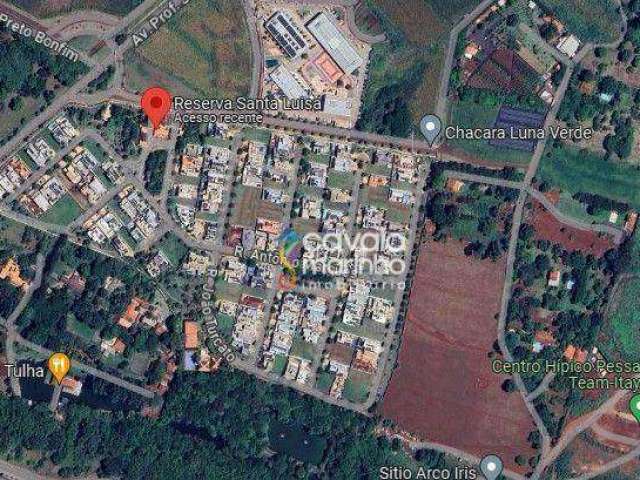 Terreno à venda, 490 m² por R$ 1.007.000 - Reserva Santa Luisa - Ribeirão Preto/SP