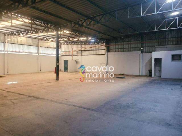 Galpão para alugar, 1000 m² por R$ 10.482,00/mês - Parque Industrial Tanquinho - Ribeirão Preto/SP