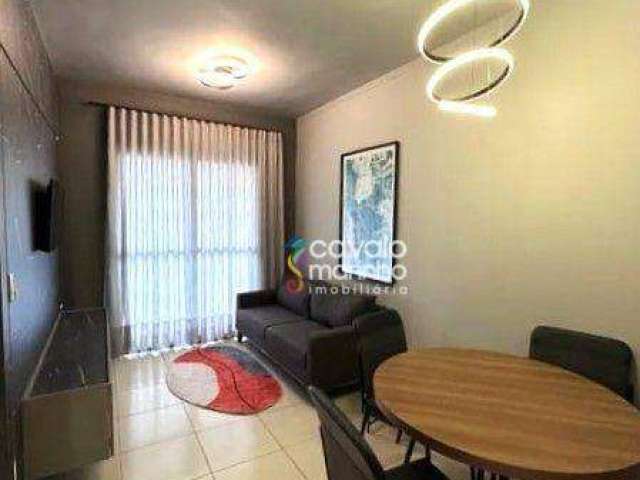 Apartamento com 1 dormitório para alugar, 48 m² por R$ 2.969,88/mês - Nova Aliança - Ribeirão Preto/SP