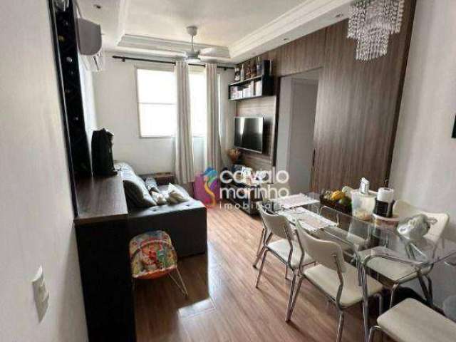 Apartamento com 2 dormitórios à venda, 46 m² por R$ 205.000 - Residencial Jequitibá - Ribeirão Preto/SP