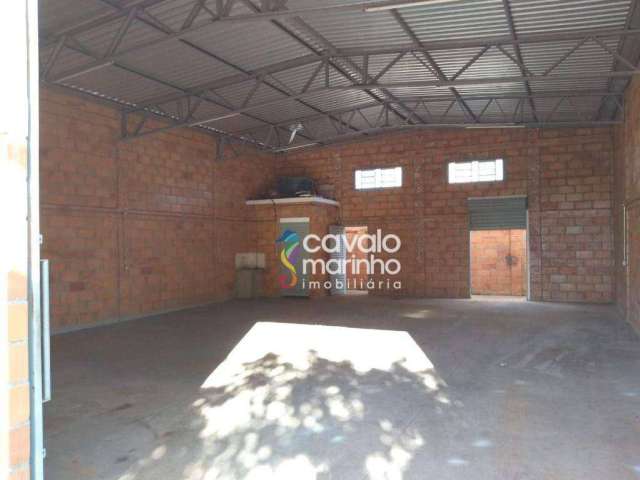 Galpão para alugar, 160 m² por R$ 3.654/mês - Bonfim Paulista - Jardim Santa Cecília - Ribeirão Preto/SP