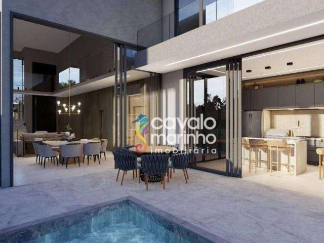 Casa com 4 dormitórios à venda, 320 m² por R$ 2.800.000 - Jardim Nova Aliança Sul - Ribeirão Preto/SP