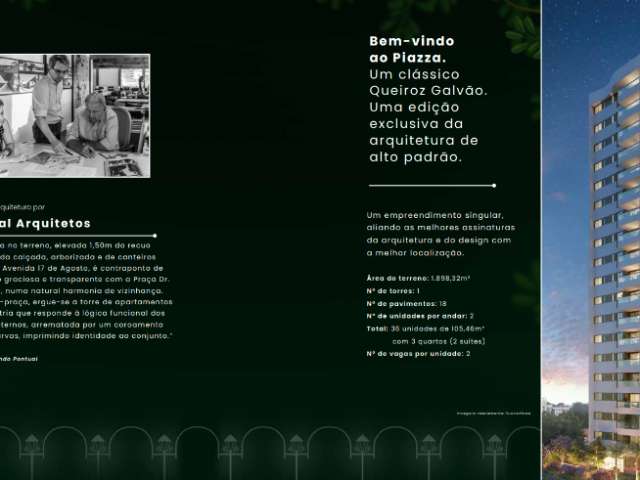 3 Quartos Excelente Localização no Parnamirim - Padrão Queiroz Galvão